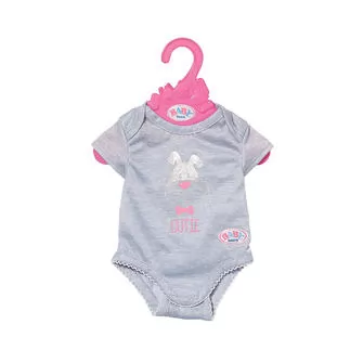 Одежда Для Куклы Baby Born - Боди (Серое)