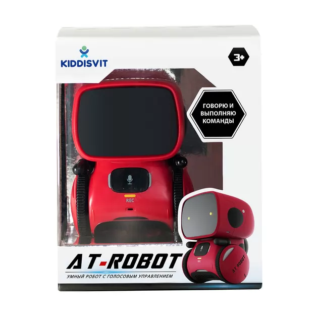 Интерактивный Робот С Голосовым Управлением – AT-Robot (Красный)