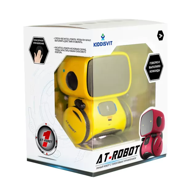 Интерактивный Робот С Голосовым Управлением –  AT-Robot (Жёлтый)