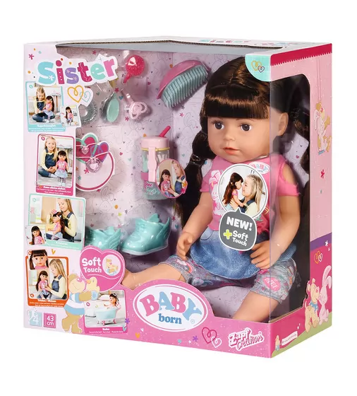 Кукла Baby Born Серии Нежные Объятия - Стильная Сестрёнка - 827185_12.jpg - № 12
