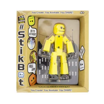 Фигурка Для  Анимационного Творчества Stikbot S2 (Желтый)