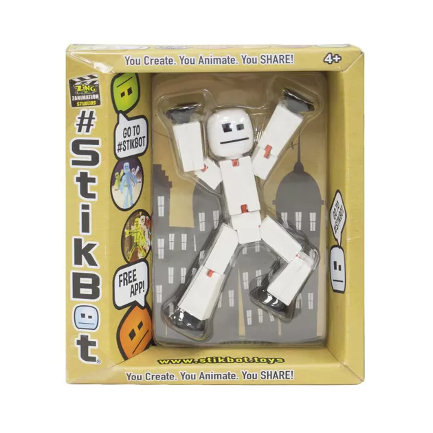 Фигурка Для  Анимационного Творчества Stikbot S2 (Белый)