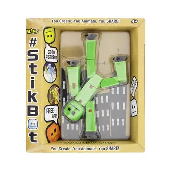 Фигурка Для  Анимационного Творчества Stikbot S2 (Зеленый)