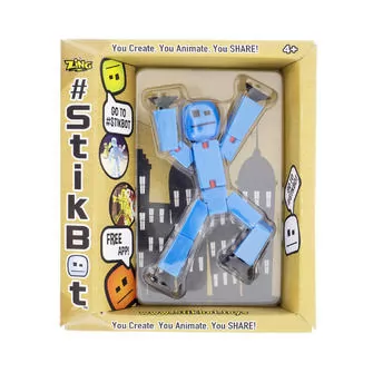 Фигурка Для  Анимационного Творчества Stikbot S2 (Синий)