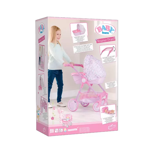 Коляска Для Куклы Baby Born - Променад (складная, с сумкой)