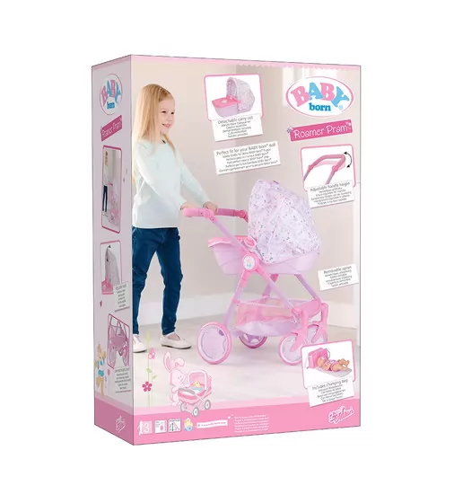 Коляска Для Куклы Baby Born - Променад (складная, с сумкой) - 1423577.TY_5.jpg - № 5