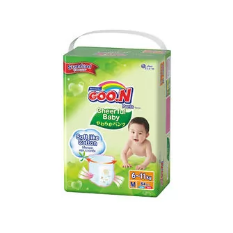 Трусики-Подгузники Cheerful Baby Для Детей Колекция 2019  (M, 6-11 Кг, 54 Шт)