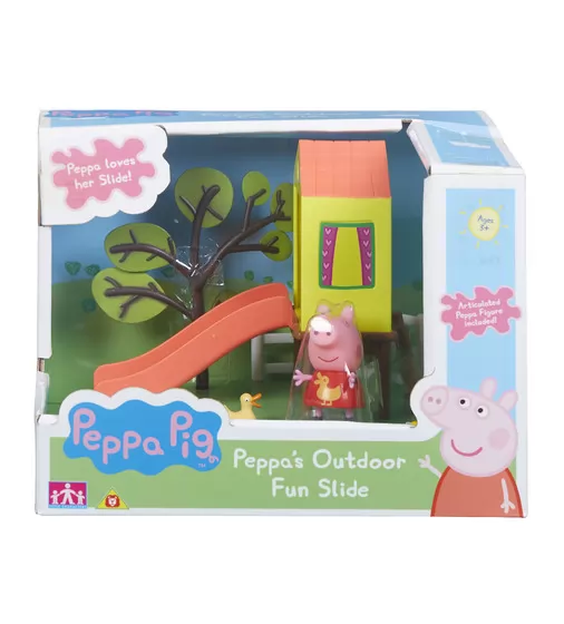 Игровой Набор Peppa - Игровая Площадка Пеппы с горкой и фигуркой - 06149-2_4.jpg - № 4