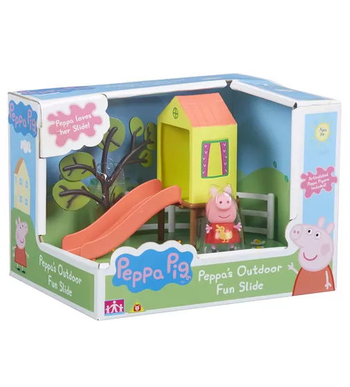 Игровой Набор Peppa - Игровая Площадка Пеппы с горкой и фигуркой - 06149-2_3.jpg - № 3