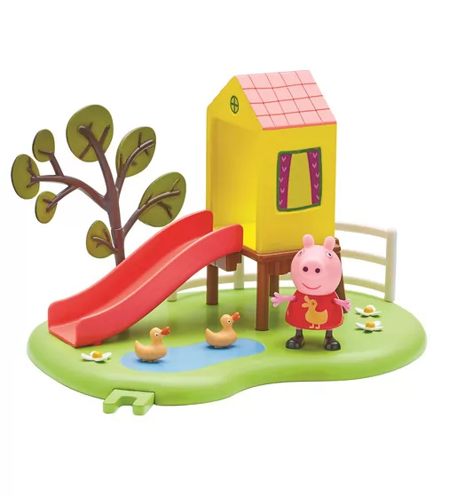 Игровой Набор Peppa - Игровая Площадка Пеппы с горкой и фигуркой - 06149-2_1.jpg - № 1