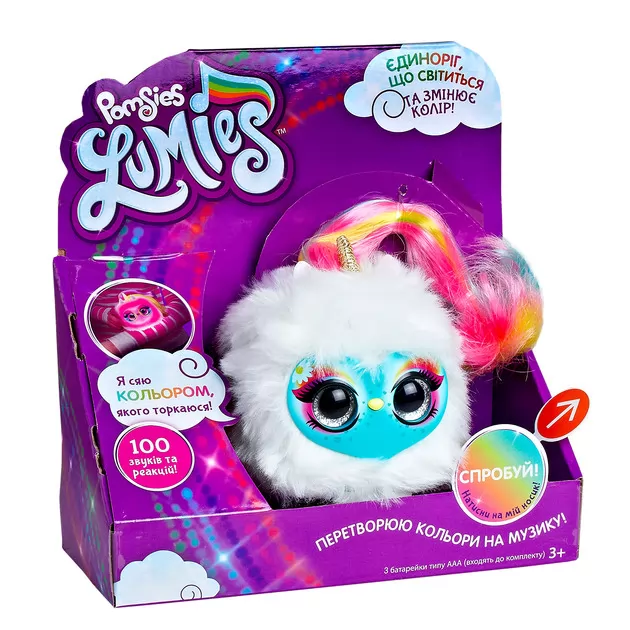 Игровой Набор С Интерактивным Единорогом Pomsies Lumies - Спаркл