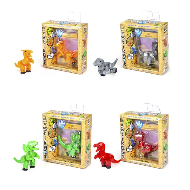 Фигурка Для Анимационного Творчества Stikbot Dino