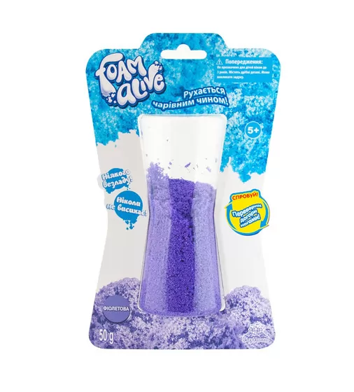 Воздушная Пена Для Детского Творчества Foam Alive - Яркие Цвета - Фиолетовая - 5902-3_1.jpg - № 1