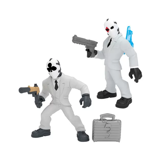 Набор игровых фигурок FORTNITE – КОЗЫРЬ С КРАСНОЙ МАСКОЙ БУБНЫ и КОЗЫРЬ С ЧЕРНОЙ МАСКОЙ ТРЕФЫ