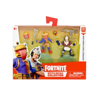 Набор игровых фигурок FORTNITE – БУРГЕРМЕН и ОПЕРАТОР КАССЫ ДЖОУНСИ