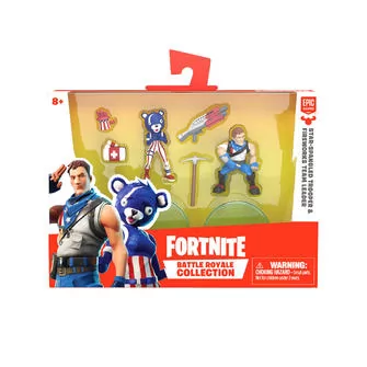 Набор игровых фигурок FORTNITE – ЗВЕЗДНО-ПОЛОСАТЫЙ БОЕЦ и КАПИТАН КОМАНДЫ ПИРОТЕХНИКОВ