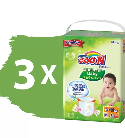 Трусики-подгузники CHEERFUL BABY для детей (M, 6-11 кг, в коробе) - 843075_1.jpg - № 1