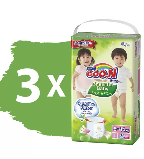 Трусики-подгузники CHEERFUL BABY для детей (L, 8-14 кг, в коробе) - 853881_1.jpg - № 1