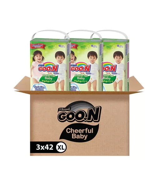 Трусики-подгузники CHEERFUL BABY для детей (XL, 11-18 кг, в коробе) - 853882_3.jpg - № 3