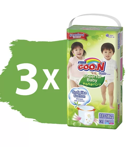 Трусики-подгузники CHEERFUL BABY для детей (XL, 11-18 кг, в коробе) - 853882_1.jpg - № 1