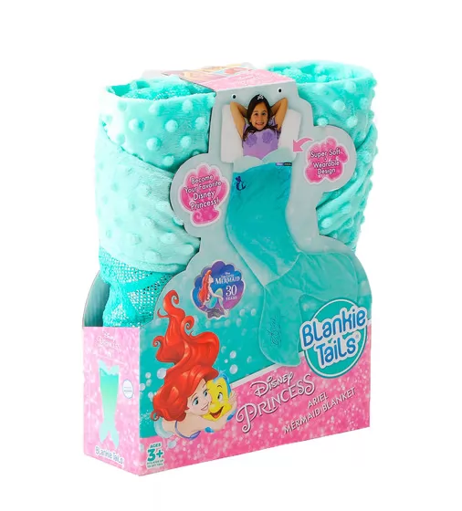 Плед-Хвост Blankie Tails Серии Disney: Русалочка – Ариэль - BT0093-B_6.jpg - № 6