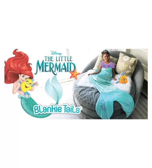 Плед-Хвост Blankie Tails Серии Disney: Русалочка – Ариэль - BT0093-B_5.jpg - № 5