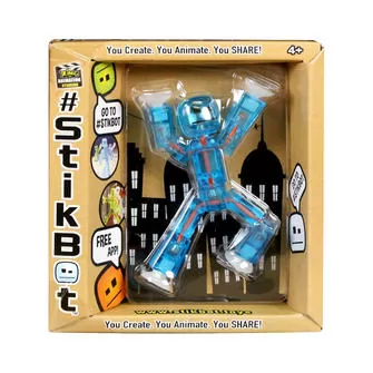 Фигурка Для  Анимационного Творчества Stikbot S1 (Синий)