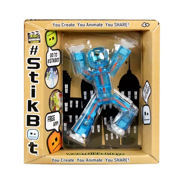 Фигурка Для  Анимационного Творчества Stikbot S1 (Синий)