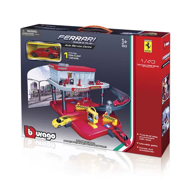 Игровой Набор - Гараж Ferrari 2 Уровня (1:43)