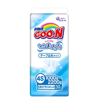 Подгузники Goo.N Для Маловесных Новорожденных (Ssss, 1,0 - 2,2 Кг)