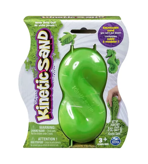 Песок Для Детского Творчества - Kinetic Sand Neon  (Зеленый) - 71401G-1_1.jpg - № 1