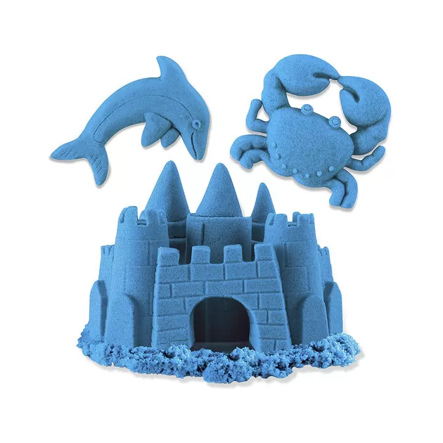 Песок Для Детского Творчества - Kinetic Sand Color (Голубой)