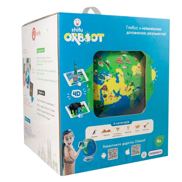Обучающая игрушка с дополненной реальностью – ГЛОБУС ORBOOT