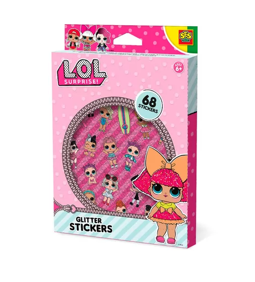 Набор наклеек с блёстками серии L.O.L SURPRISE! - Глиттер - 14191S_1.jpg - № 1