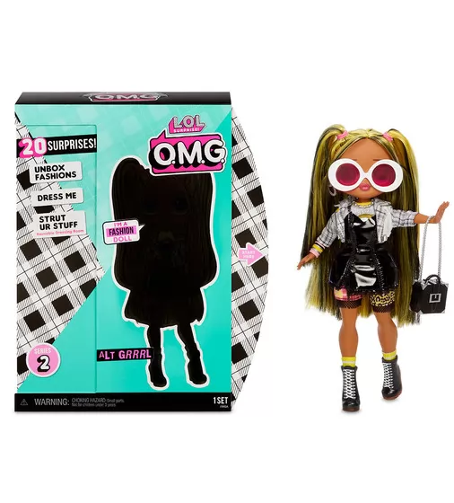 Игровой набор с куклой L.O.L. SURPRISE! серии O.M.G" S2- ЛЕДИ-ГРАНЖ" - 565123_3.jpg - № 3