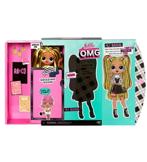 Игровой набор с куклой L.O.L. SURPRISE! серии O.M.G" S2- ЛЕДИ-ГРАНЖ" - 565123_4.jpg - № 4