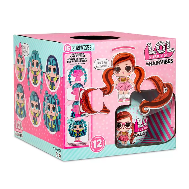 Игровой набор с куклой L.O.L SURPRISE!.S6 W1 серии Hairvibes" - МОДНЫЕ ПРИЧЕСКИ"