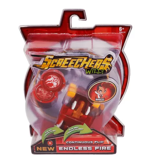 Машинка-трансформер Screechers Wild! S2 L1 - Эндлес Файэр - EU684102_5.jpg - № 5