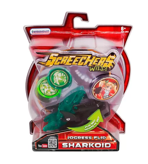 Машинка-трансформер Screechers Wild! S2 L1 - Шаркоид - EU684204_6.jpg - № 6