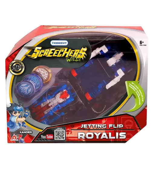 Машинка-трансформер Screechers Wild! S2 L2 - Роялис - EU684301_7.jpg - № 7