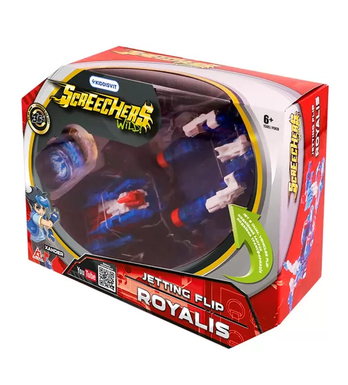 Машинка-трансформер Screechers Wild! S2 L2 - Роялис - EU684301_8.jpg - № 8