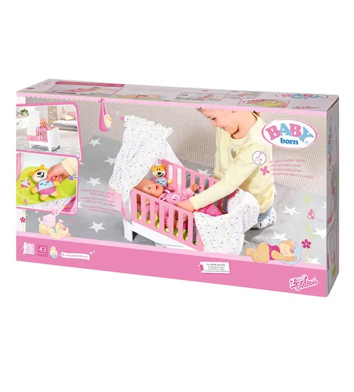 Кроватка для куклы BABY born - Спокойной ночи - 827420_6.jpg - № 6