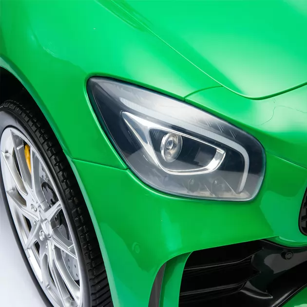 Детский электромобиль HarleyBella - Mercedes-Benz AMG GTR (зеленый)