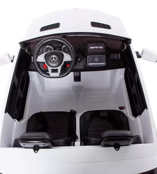 Детский электромобиль HarleyBella - Mercedes-Benz GLS 63 AMG (белый) - HL228W_8.jpg - № 8