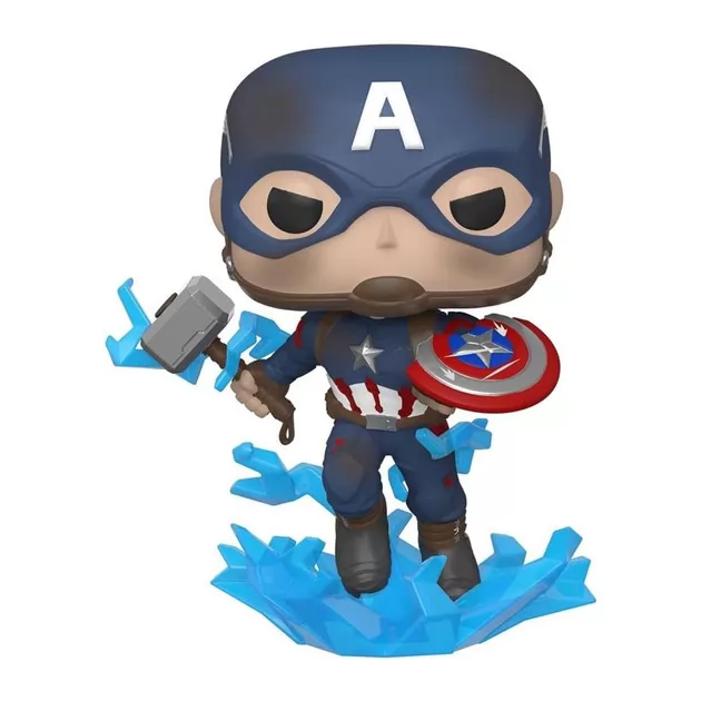 Игровая фигурка Funko POP! cерии Мстители:Финал" - Капитан Америка с мьёльниром"