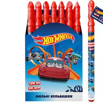 Волшебная палочка с мыльными пузырями – HOT WHEELS (60 ml)