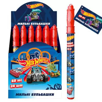 Волшебная палочка с мыльными пузырями – HOT WHEELS (120 ml)