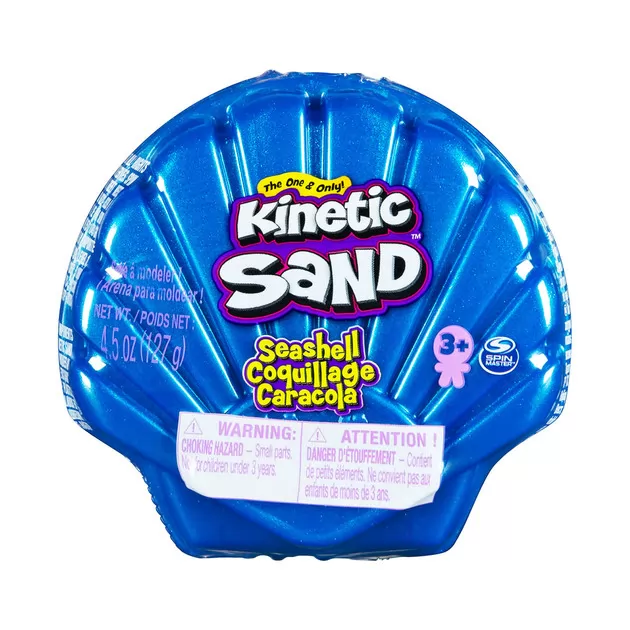 Набор пескадлядетскоготворчества -KINETICSAND РАКУШКА ГОЛУБАЯ