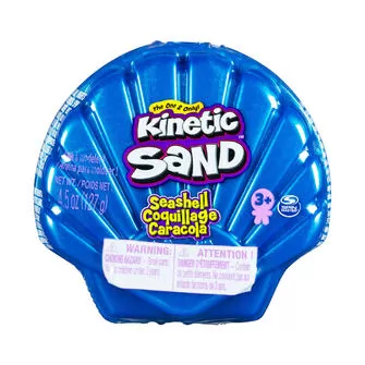 Набор пескадлядетскоготворчества -KINETICSAND РАКУШКА ГОЛУБАЯ