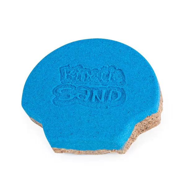 Набор пескадлядетскоготворчества -KINETICSAND РАКУШКА ГОЛУБАЯ